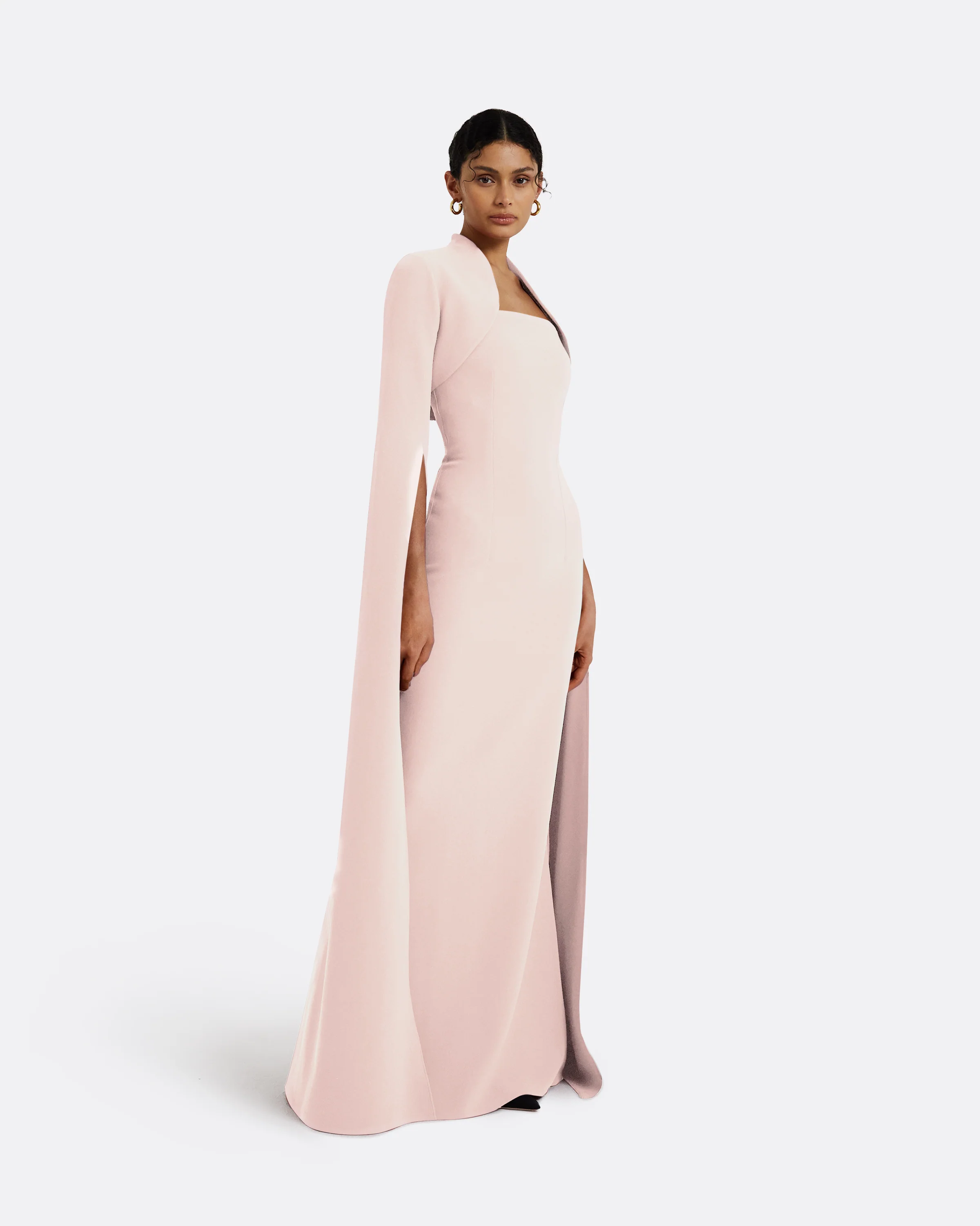 Amari Pale Pink Bolero With Soshin Dress - Image 4