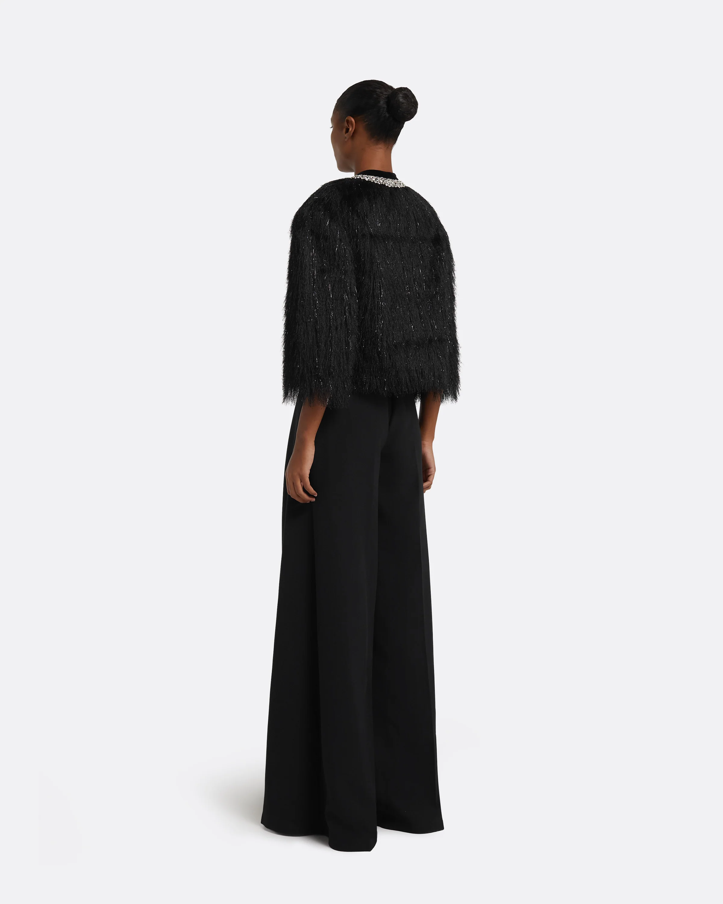 Ivy Jacket in Black with Crystal - Image 3
