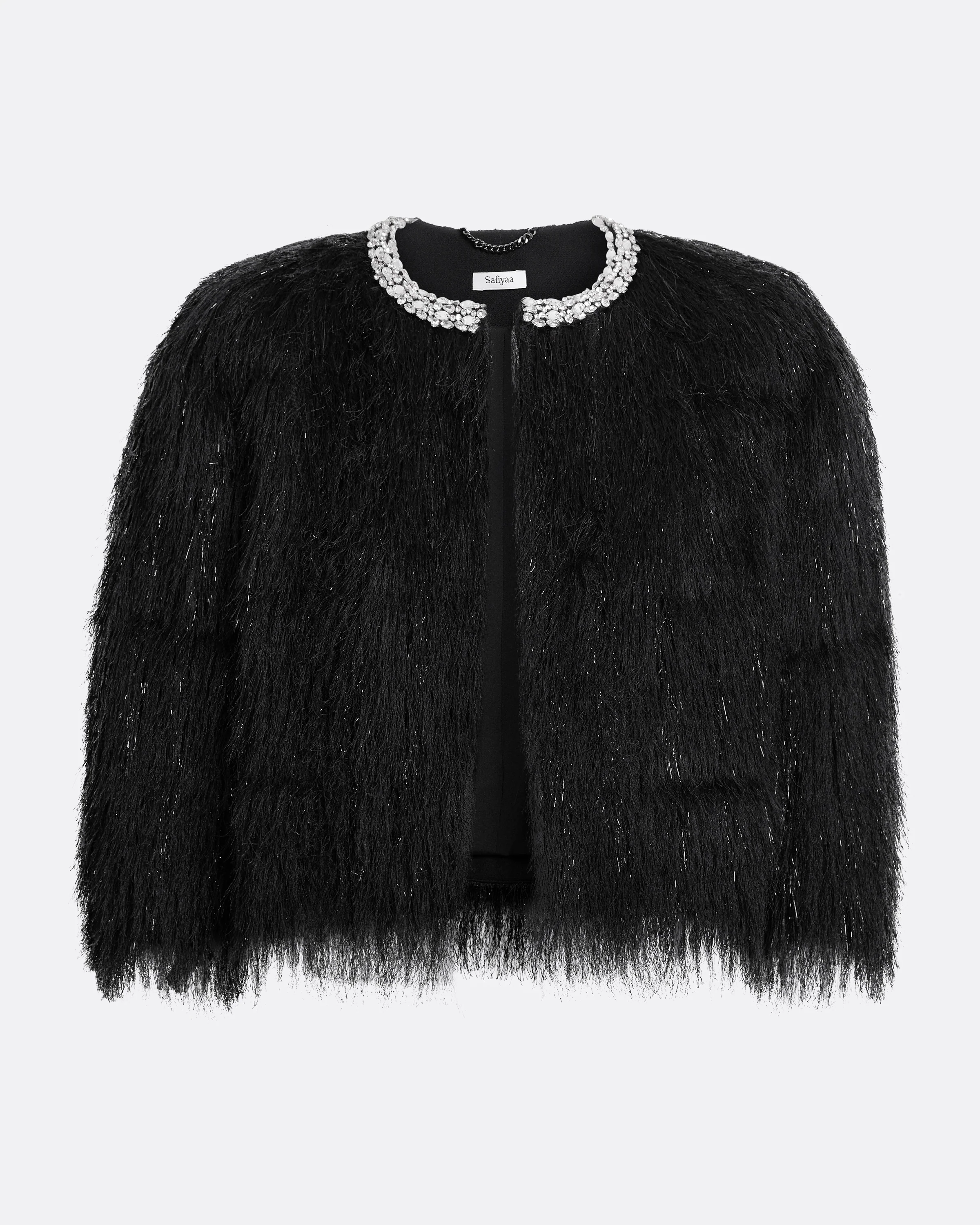 Ivy Jacket in Black with Crystal - Image 6
