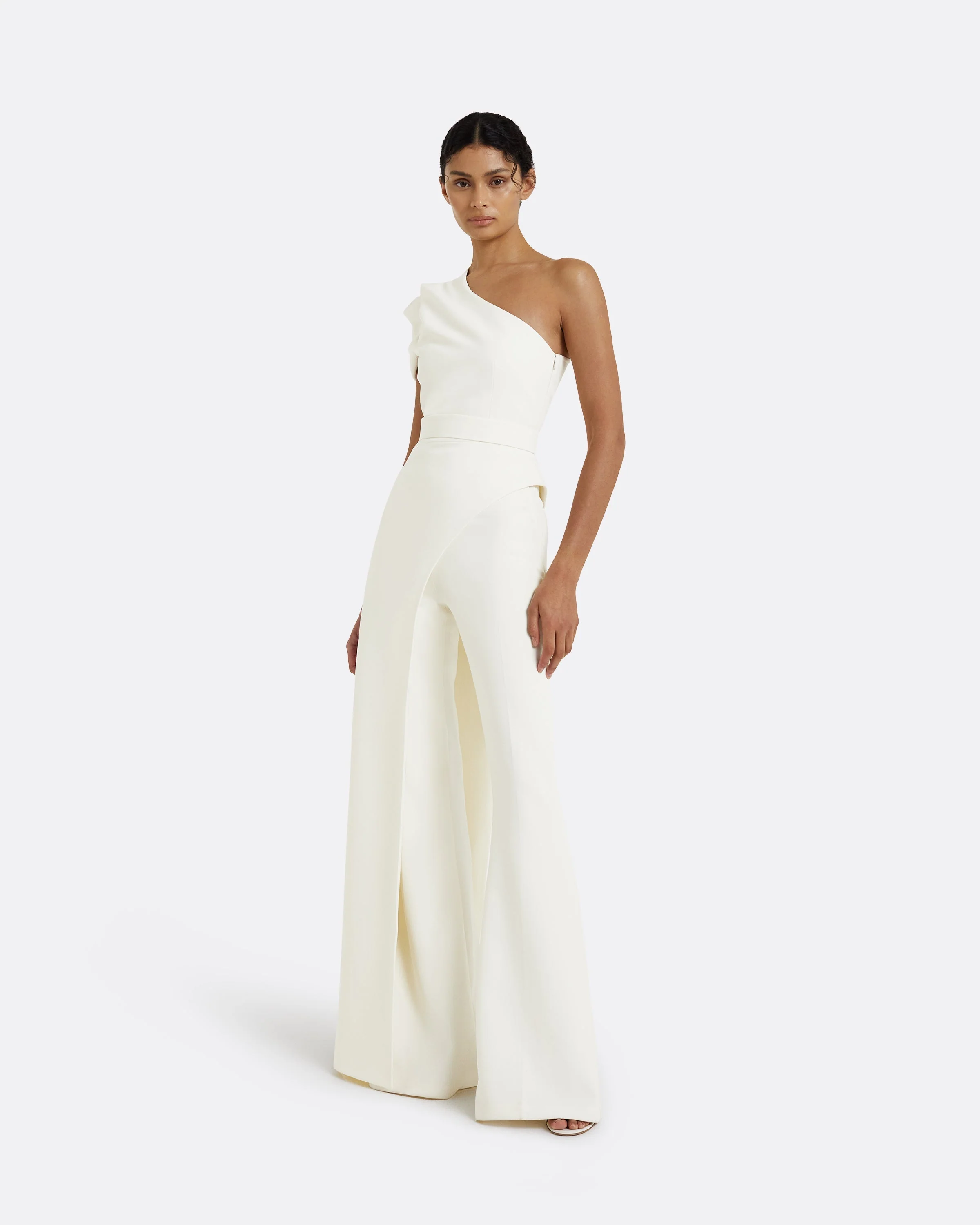 Kora Ivory Asymmetric Top - Image 4