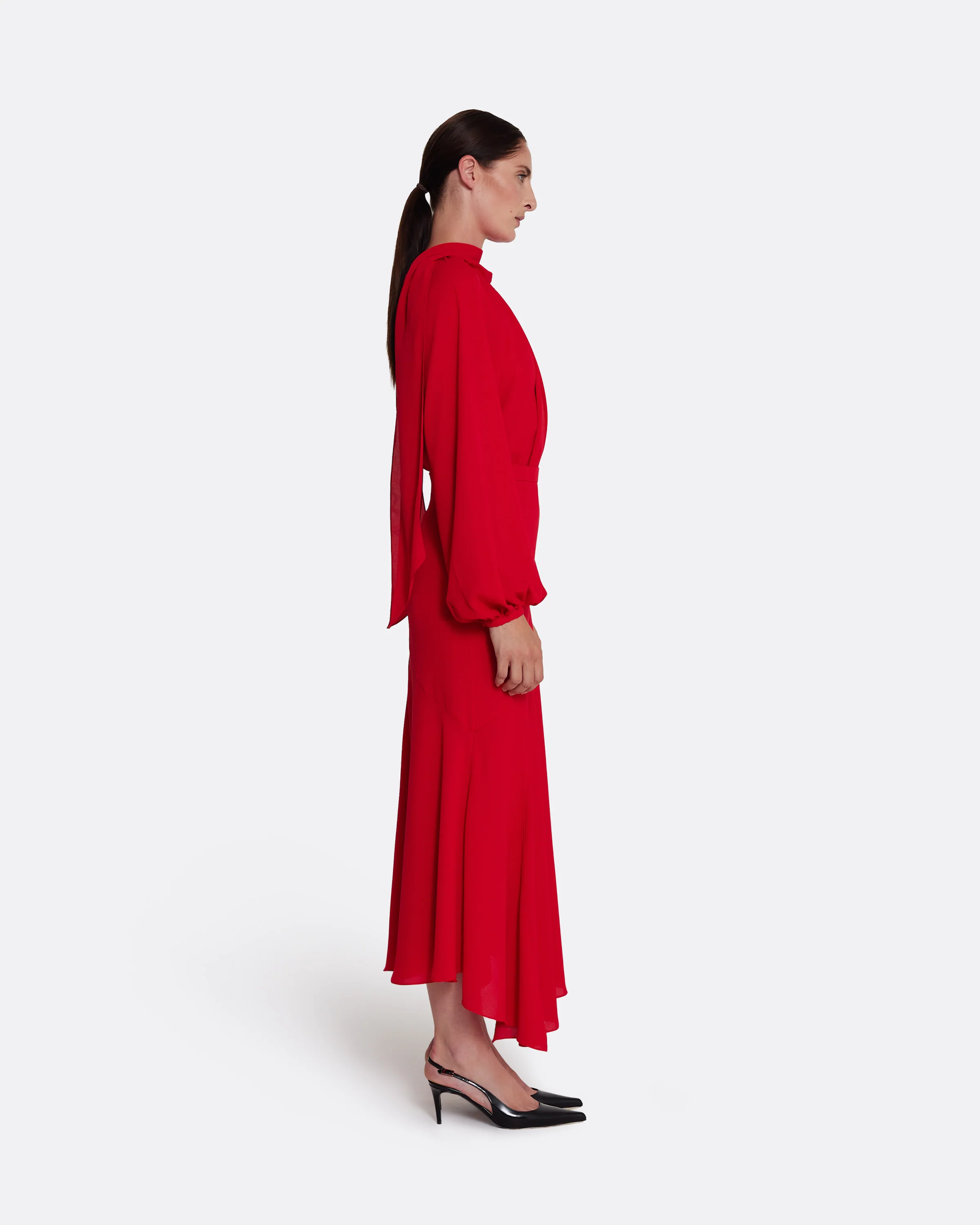 Olimpia Skirt in Azalea Red - Image 4