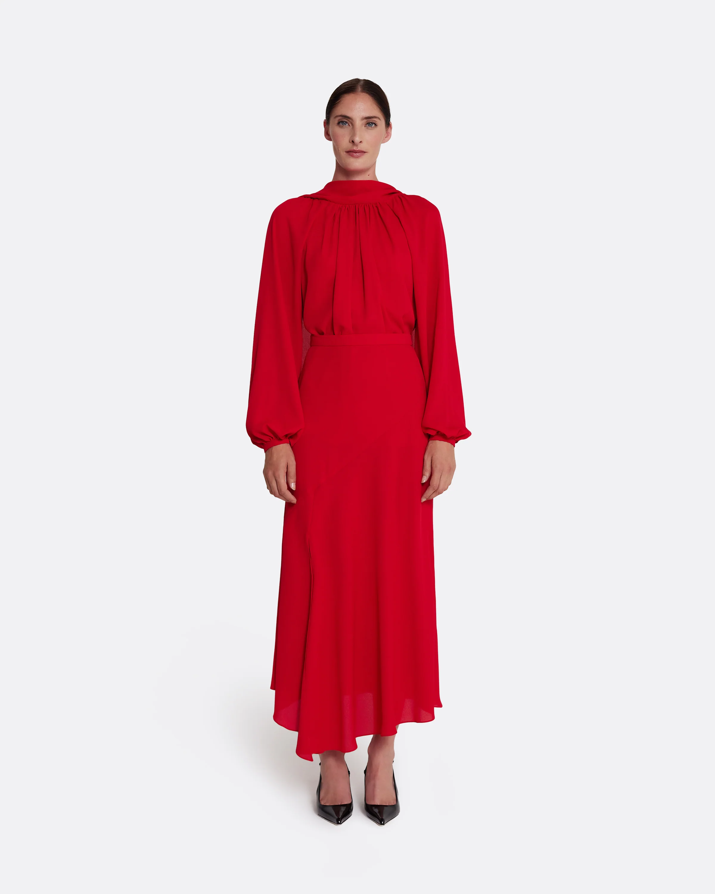 Tilde Top in Azalea Red - Image 6